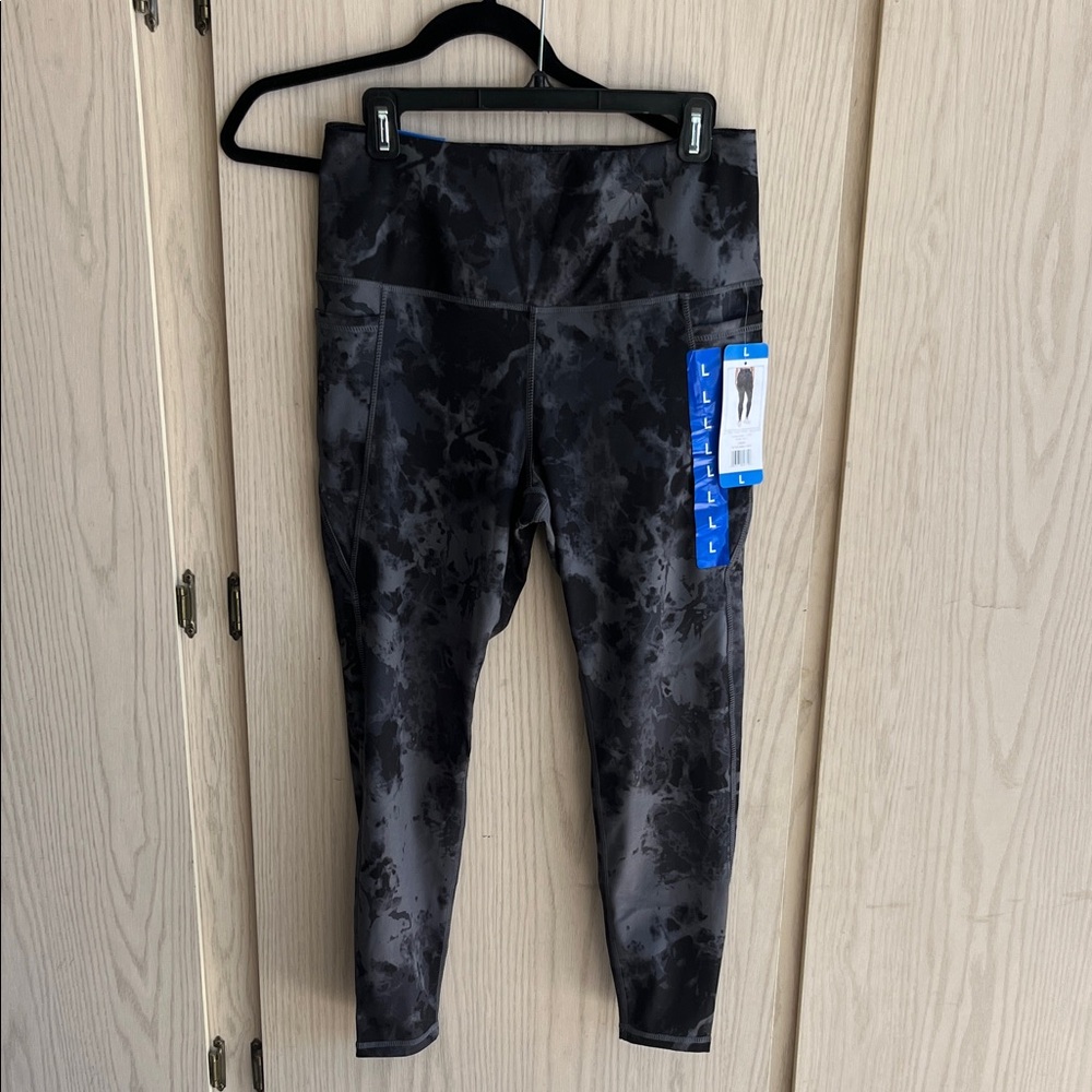 Danskin Charcoal Camouflage Kids Leggings